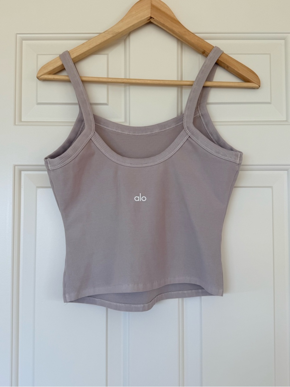 ALO Yoga Alosoft Sweet Talker Tank in Grey Sky Wash M
